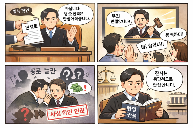 <사설>드라마속 ..사법부 본연의 역할 수행은 ? 판사의 재량권 한계 평가는 ..상급심 판사의 판단? 기사 이미지