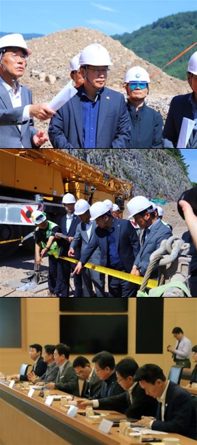 안호영 국회 환경노동위원장, 포스코이앤씨 사망사고 현장점검 및 포스코그룹 긴급 간담회 기사 이미지