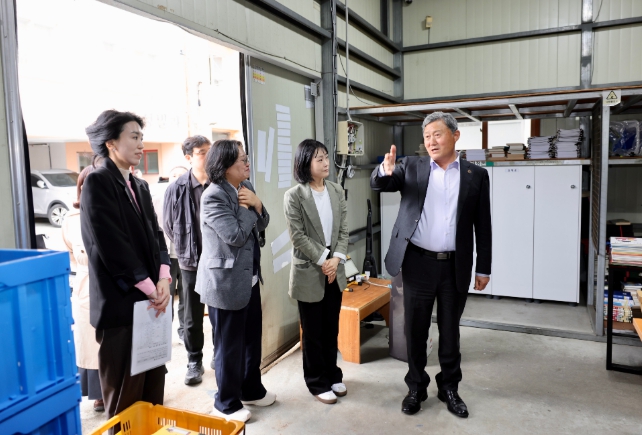 김완근 제주시장， 자활현장 찾아 소통 간담회 개최 기사 이미지